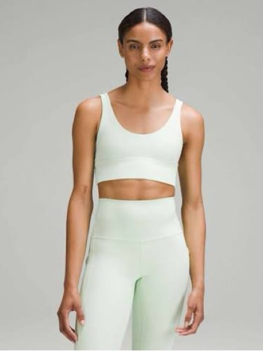 lululemon align bra A/B cup Kohlrabi green